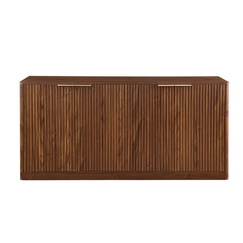 Wavy Sideboard Buffet Cabinet, Walnut, view 8