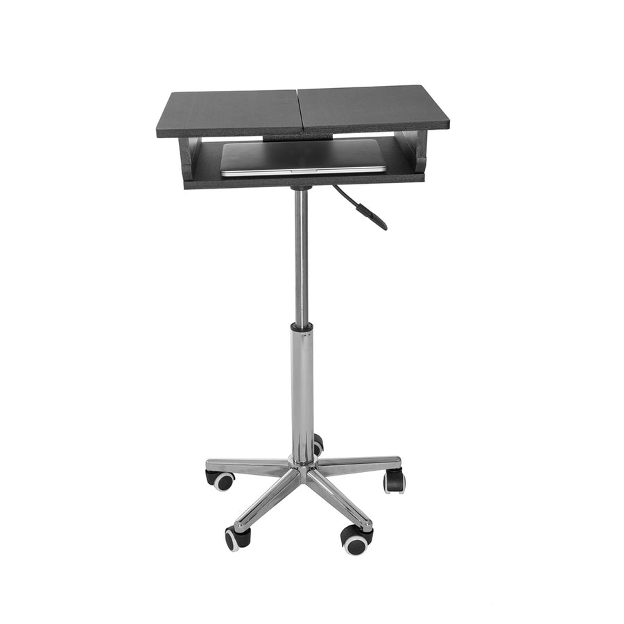 Techni Mobili Graphite Folding Laptop Cart — alternate view 5