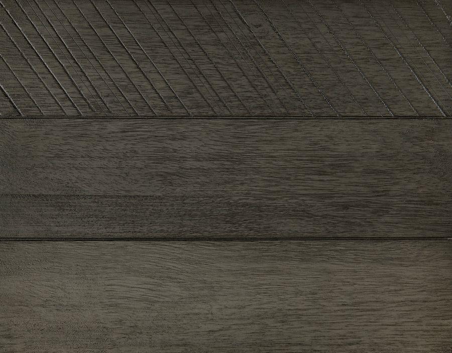 Gray Acacia Veneer Nightstand with Metal Legs — alternate view 5