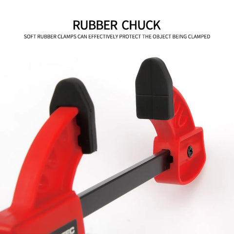 4 inch F Type Woodworking Clip Quick Grip Clamp  Carpenter Ratchet Release DIY Hand Tool