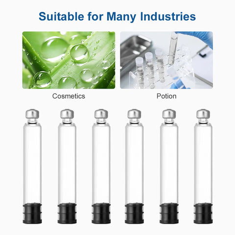 10-50 Pack 3ml Peptide Insulin Pen Cartridge, 3cc Cartridges Compatible with Reusable Injection V1 & V2 Pens, Individually Pack