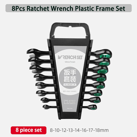 Ratchet Wrench Sets Dual-purpose Labor-saving Wrenchs Set Multifunctional Hand Tools Kit Workshop Repair Ratchet Wrench Kits