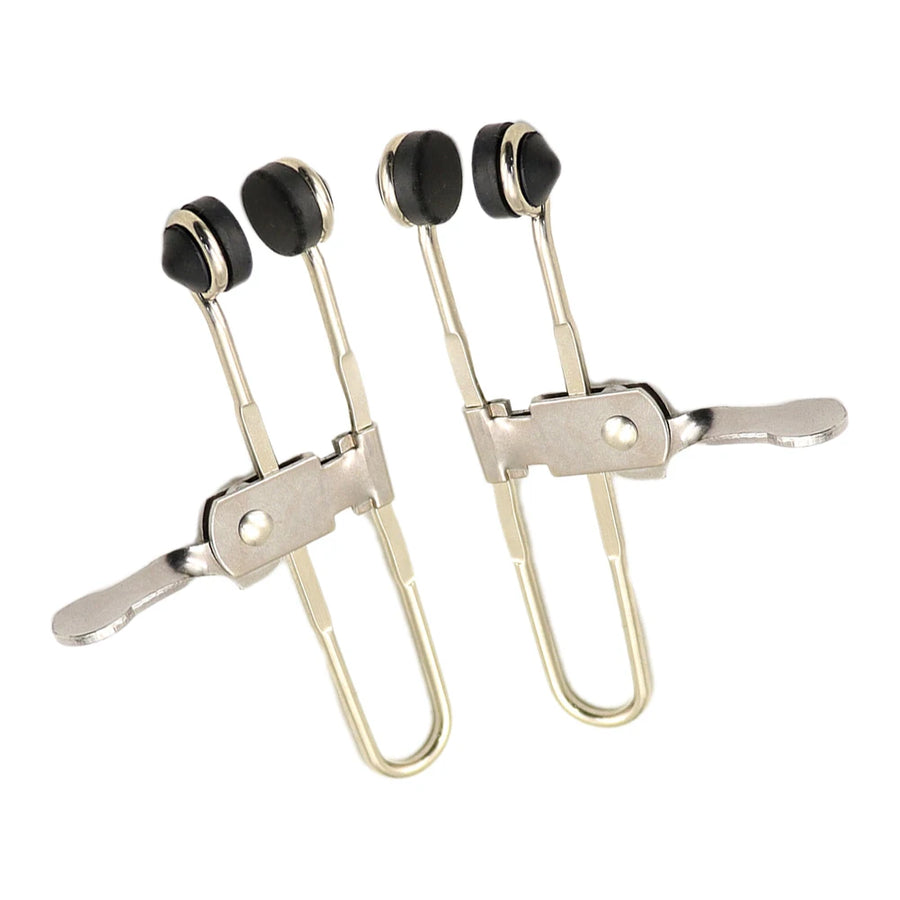 2Pcs Rubber Head Clamps Outdoor Lever Action Grid Clamps Ceiling Tile Mounting Clips Hand Tool Multifunctional Fastener