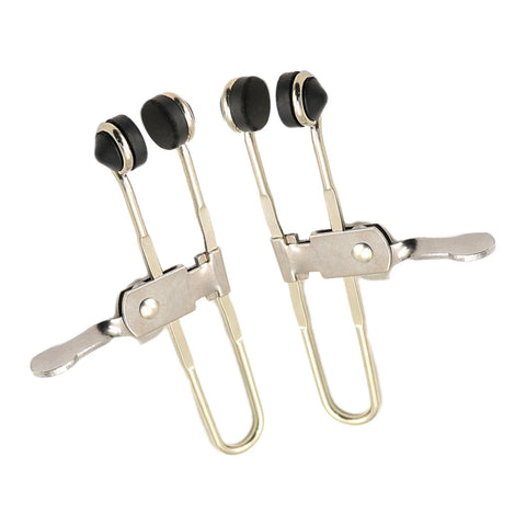 2Pcs Rubber Head Clamps Outdoor Lever Action Grid Clamps Ceiling Tile Mounting Clips Hand Tool Multifunctional Fastener