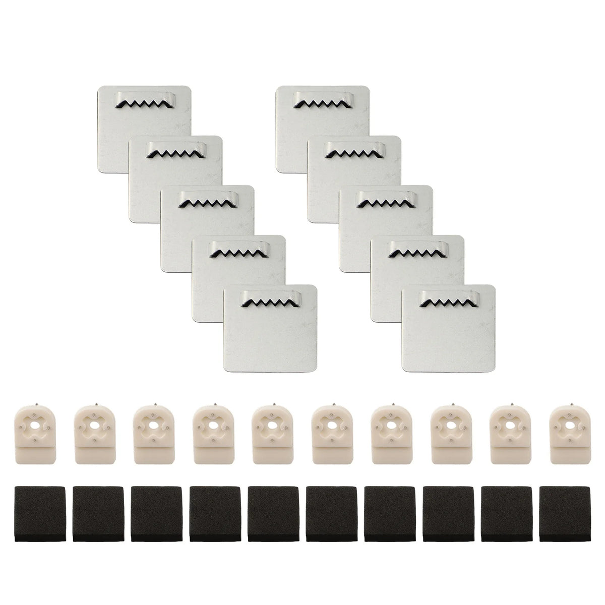 10PCS Photo Frame Hanger Bathroom Glass Mirror Hanging Clock Picture Wall Hooks With-Adhesive Metal Hardware Accessories 40*40mm