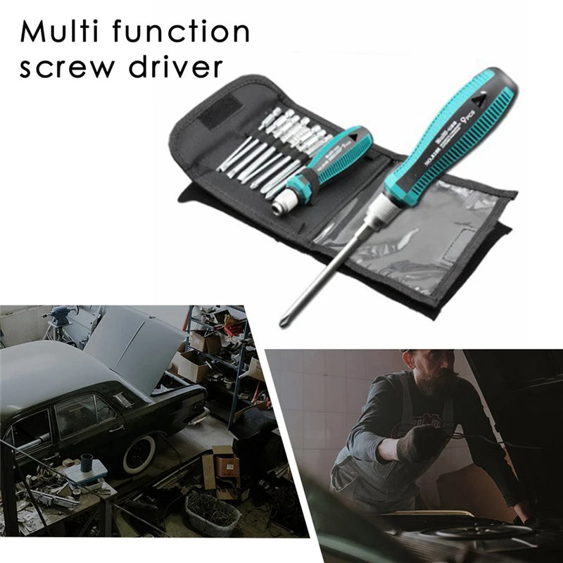 Magnetic Screwdriver Set Durable Portable Household Tool Sets Appliance Car Repair Hand Tools Screw Drivers Destornillador