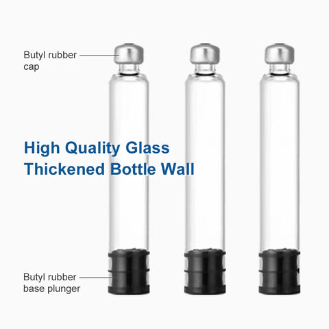 10-50 Pack 3ml Peptide Insulin Pen Cartridge, 3cc Cartridges Compatible with Reusable Injection V1 & V2 Pens, Individually Pack