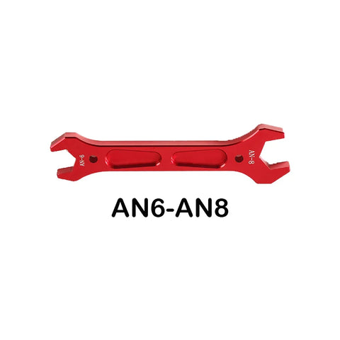 AN3 AN4 AN6 AN8 AN10 AN12 Double Ended Fitting AN Aluminum Wrench Hose Fitting Tool Socket Wrench Spanner Tool Kit