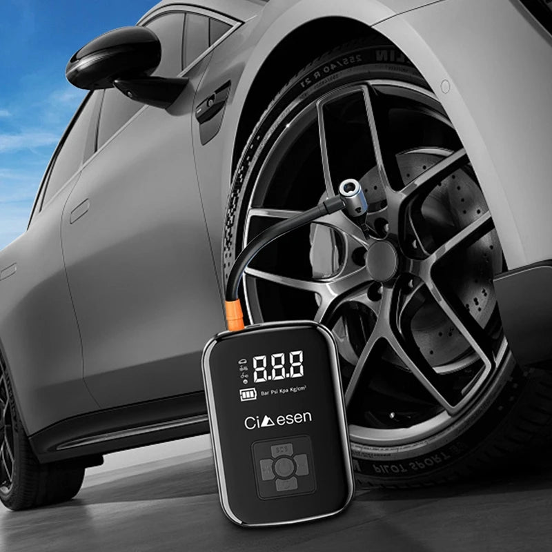 1pc Car Wireless Air Pump 150PSI Portable Electric Tire Inflation For Car Bicycle Motorcycle Air Compressor Inflator US Shipping