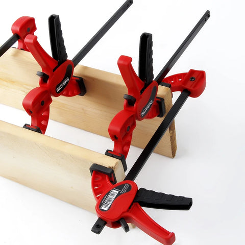 4 inch F Type Woodworking Clip Quick Grip Clamp  Carpenter Ratchet Release DIY Hand Tool