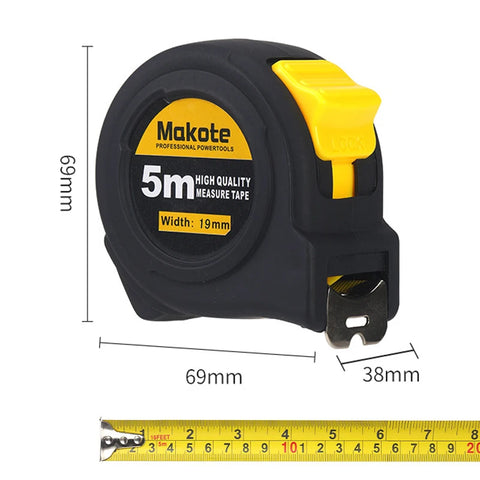 3M/5M/7.5M/10M Metric and Inche tape measure retractable Thickened wear-resistant steel measuring tape Household measuring tools