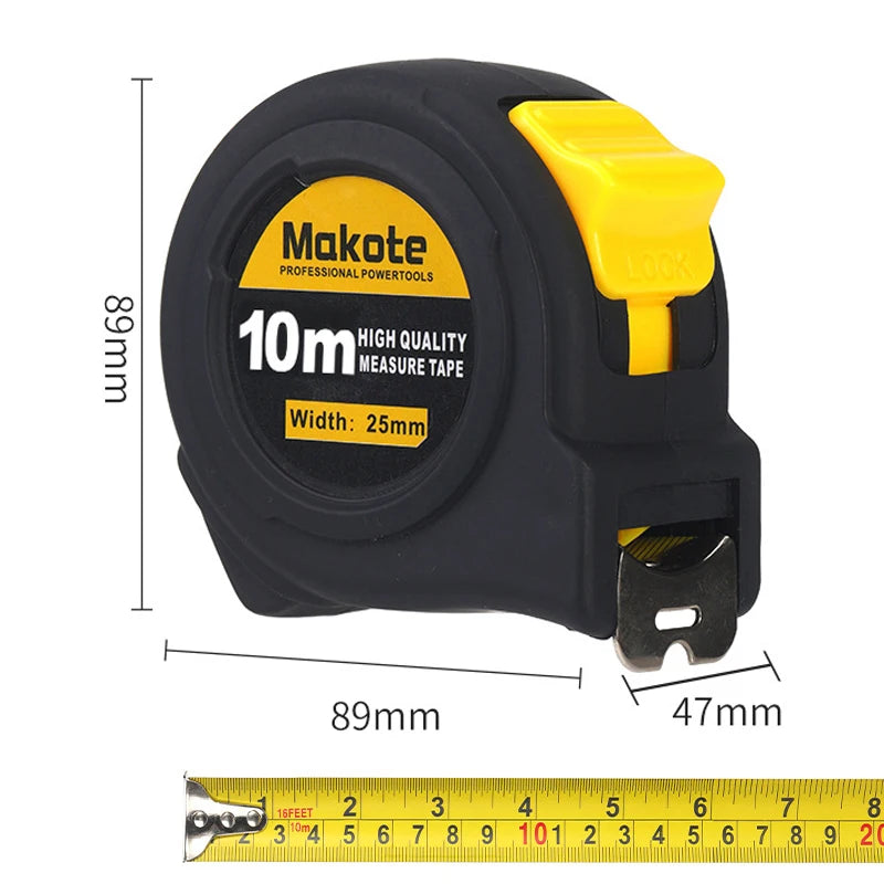 3M/5M/7.5M/10M Metric and Inche tape measure retractable Thickened wear-resistant steel measuring tape Household measuring tools