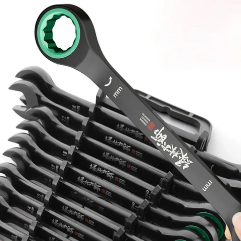 Ratchet Wrench Sets Dual-purpose Labor-saving Wrenchs Set Multifunctional Hand Tools Kit Workshop Repair Ratchet Wrench Kits