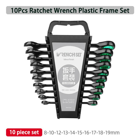 Ratchet Wrench Sets Dual-purpose Labor-saving Wrenchs Set Multifunctional Hand Tools Kit Workshop Repair Ratchet Wrench Kits