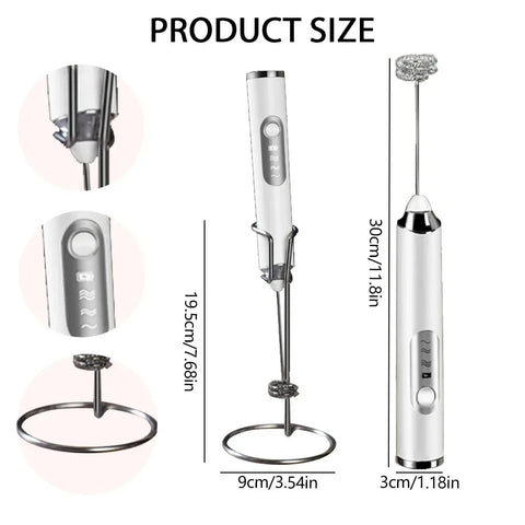 Cordless Home Kitchen Gadgets Electric Kitchens Accessories Milk Mixer Frother Mini Coffee Egg Beater Beating Tools Dining Bar