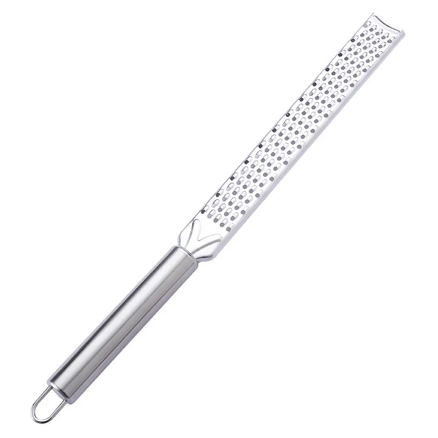 20cm Kitchen Grater Lemon Citrus Fruit Peeler Ginger Garlic Long Chocolate Grater Cheese Spices Stainless Steel Grater Kitchen