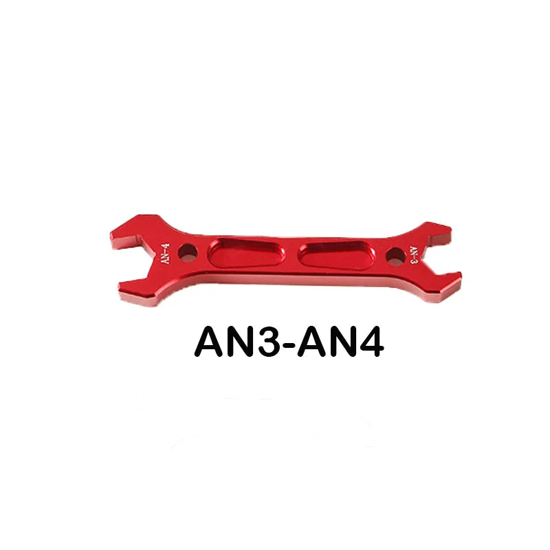 AN3 AN4 AN6 AN8 AN10 AN12 Double Ended Fitting AN Aluminum Wrench Hose Fitting Tool Socket Wrench Spanner Tool Kit