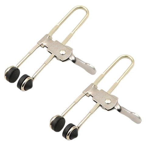 2Pcs Rubber Head Clamps Outdoor Lever Action Grid Clamps Ceiling Tile Mounting Clips Hand Tool Multifunctional Fastener