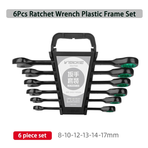 Ratchet Wrench Sets Dual-purpose Labor-saving Wrenchs Set Multifunctional Hand Tools Kit Workshop Repair Ratchet Wrench Kits