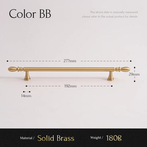 Santaya Solid Brushed Brass Handle Teardrop Shape Kitchen Cabinet Pull Wardrobe Drawer Knob Furniture Handles