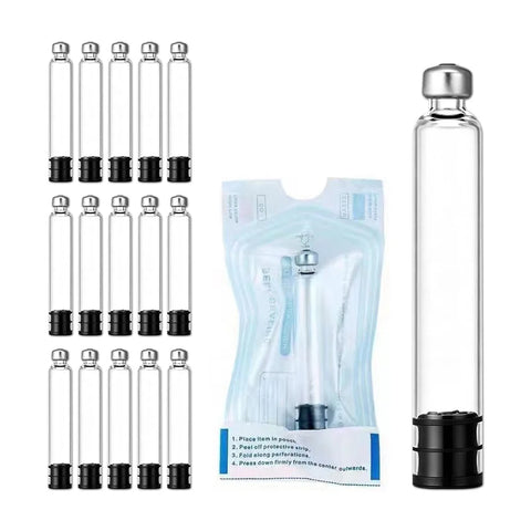10-50 Pack 3ml Peptide Insulin Pen Cartridge, 3cc Cartridges Compatible with Reusable Injection V1 & V2 Pens, Individually Pack