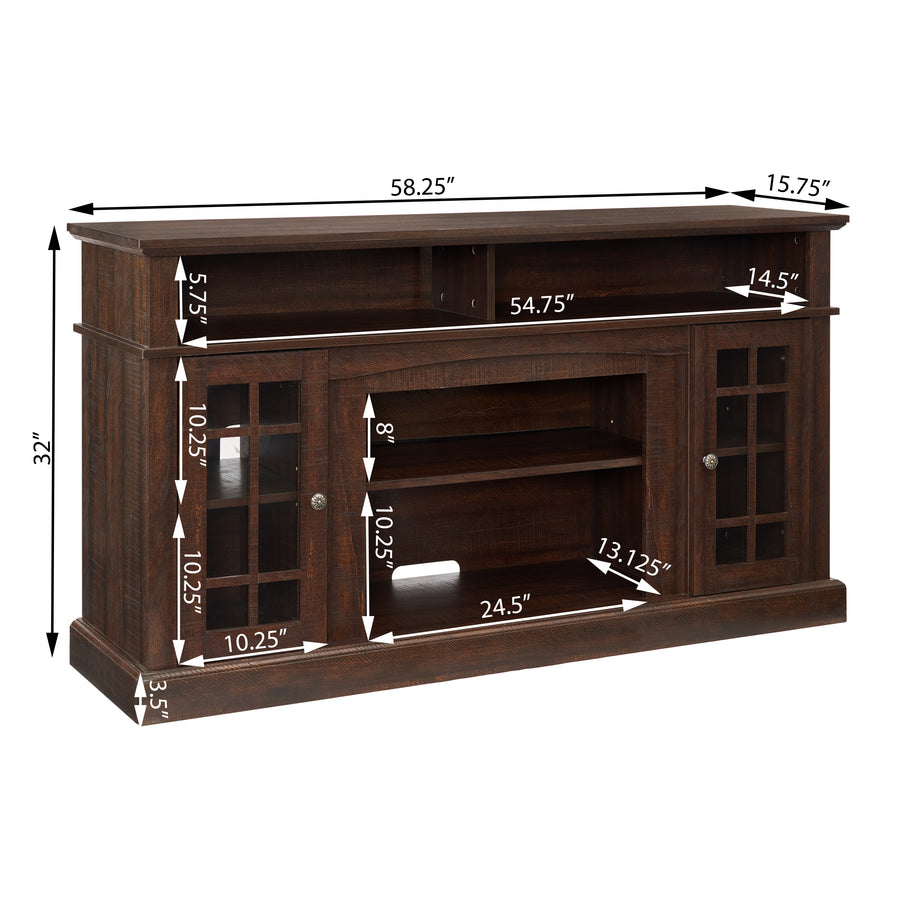 Classic TV Stand for TVs Up to 65", Espresso, view 14