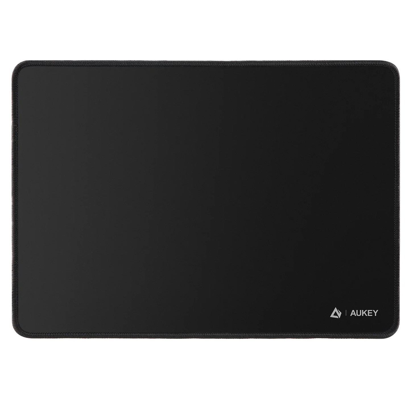 AUKEY Mouse Pad with Black Non-Slip Rubber Base and Anti-Fraying Stitched Edges 13.7"×9.9"