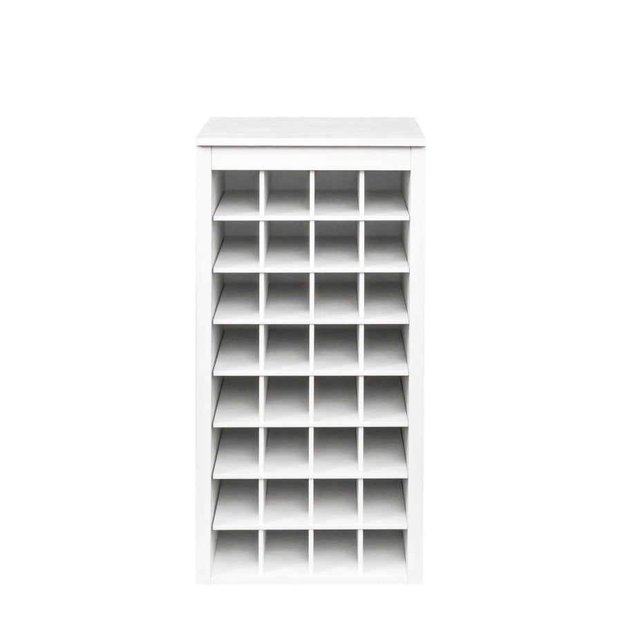 32-Bottle Wine Cabinet, White, view 10