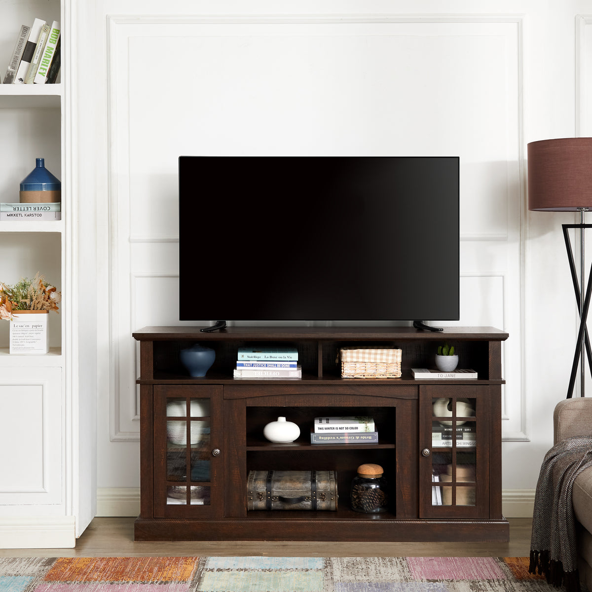 Classic TV Stand for TVs Up to 65", Espresso
