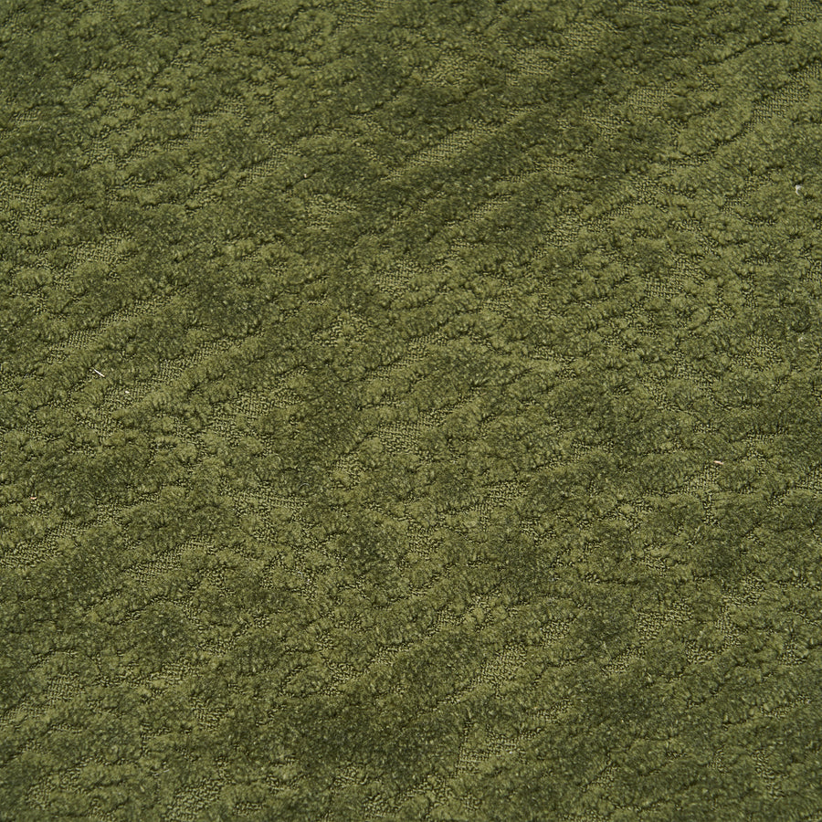 110-inch forest green chenille U-shaped sectional sofa - view 4