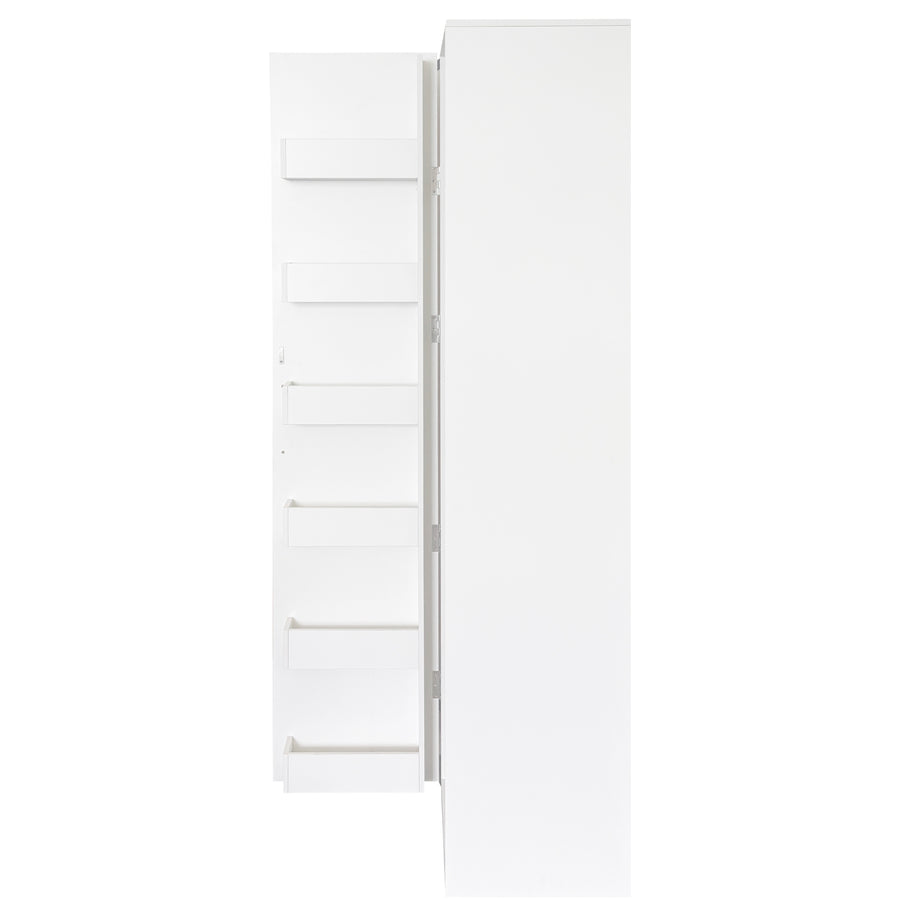 70" Tall Kitchen Pantry Cabinet with Doors, White, view 9