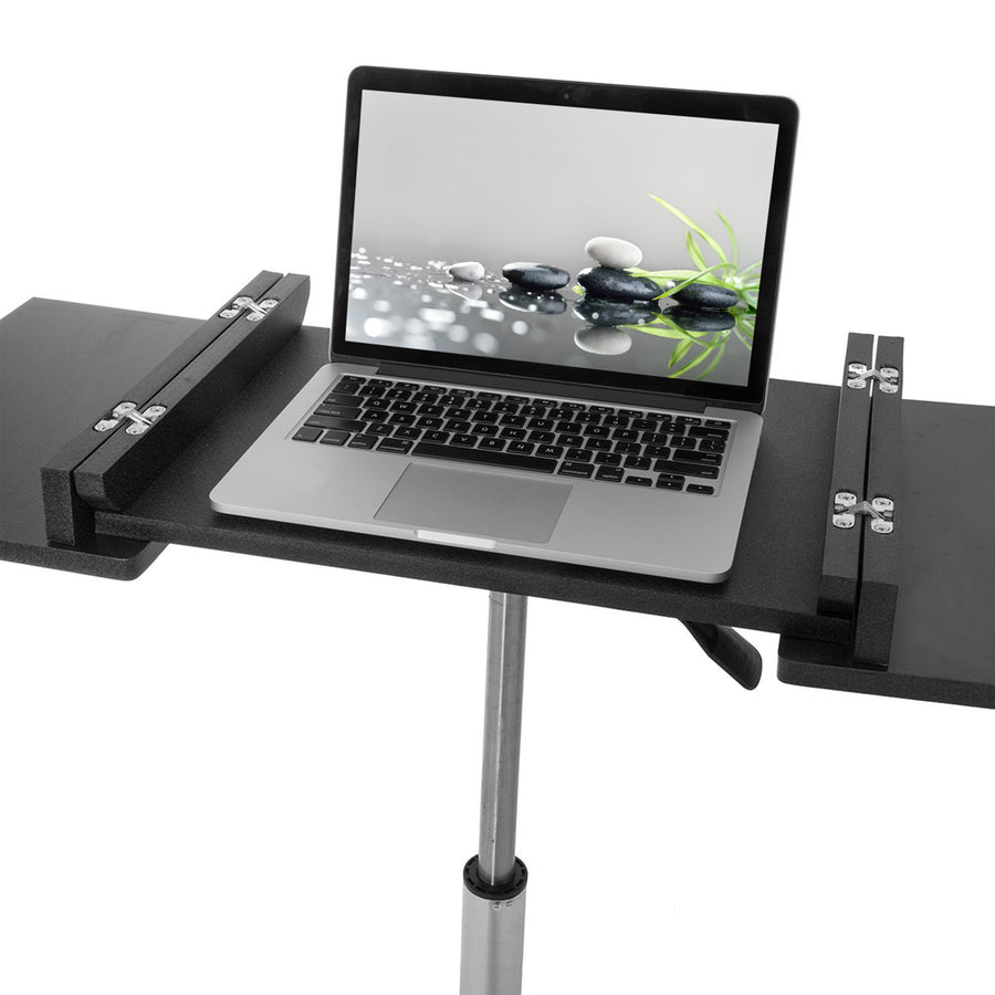 Techni Mobili Graphite Folding Laptop Cart — alternate view 9