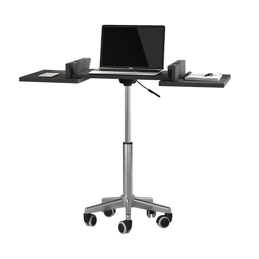 Techni Mobili Graphite Folding Laptop Cart — alternate view 2