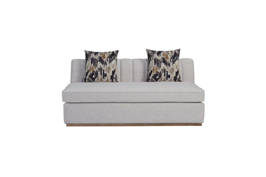 Channel Armless Loveseat