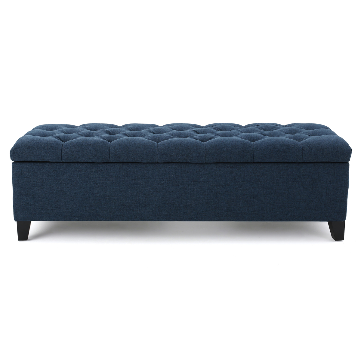 51' GLOUSTER V2 Navy Blue Tufted Storage Ottoman