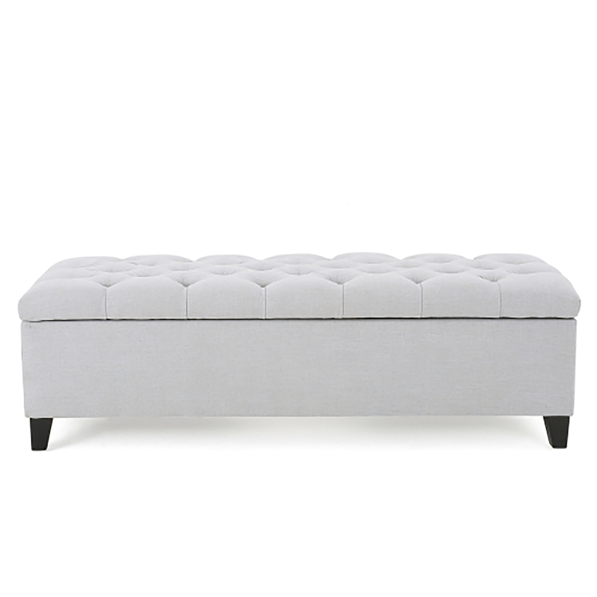 51' GLOUSTER V2 Light Gray Tufted Storage Ottoman